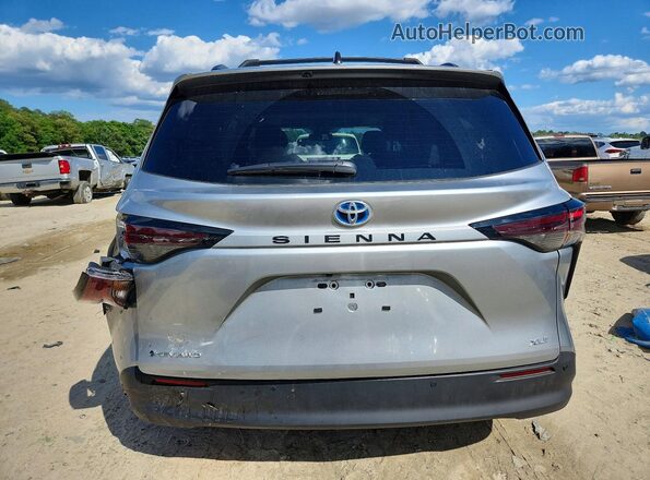 5TDJSKFC7SS224118 2025 TOYOTA SIENNA Silver Widok z tyłu