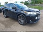 2017 Toyota Highlander Xle Черный vin: 5TDJZRFH0HS475099