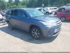 2018 Toyota Highlander Xle Серый vin: 5TDJZRFH1JS817942