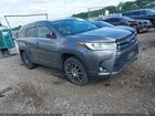 2017 Toyota Highlander Se Серый vin: 5TDJZRFH3HS455512