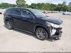 2018 Toyota Highlander Xle Black vin: 5TDJZRFH3JS835097