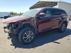 2018 Toyota Highlander Xle Burgundy vin: 5TDJZRFH3JS879116