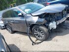 2018 Toyota Highlander Xle Серый vin: 5TDJZRFH3JS913491