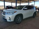 2017 Toyota Highlander Xle White vin: 5TDJZRFH4HS426178