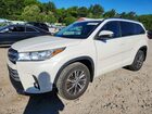 2017 Toyota Highlander Xle White vin: 5TDJZRFH4HS520092