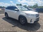 2017 Toyota Highlander Xle White vin: 5TDJZRFH4HS521856