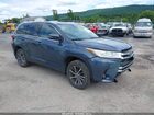 2018 Toyota Highlander Xle Blue vin: 5TDJZRFH4JS865869