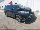 2017 Toyota Highlander Xle Black vin: 5TDJZRFH5HS397807