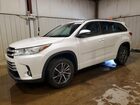 2017 Toyota Highlander Xle White vin: 5TDJZRFH5HS509084