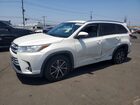 2017 Toyota Highlander Xle White vin: 5TDJZRFH5HS514222