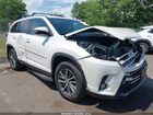 2019 Toyota Highlander Xle White vin: 5TDJZRFH6KS615258