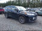 2019 Toyota Highlander Xle Black vin: 5TDJZRFH7KS924219