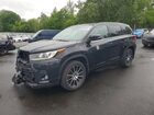 2017 Toyota Highlander Se Black vin: 5TDJZRFH8HS406533