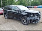 2019 Toyota Highlander Xle Black vin: 5TDJZRFH8KS626181