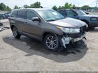 2018 Toyota Highlander Xle Gray vin: 5TDJZRFH9JS818725