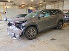 2018 Toyota Highlander Xle Gray vin: 5TDJZRFHXJS858148