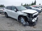 2023 Toyota Highlander Hybrid Xle White vin: 5TDKARAH8PS518928
