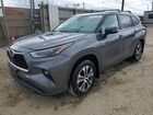 2023 Toyota Highlander Xle Gray vin: 5TDKDRAH6PS524377