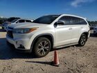 2016 Toyota Highlander Xle Белый vin: 5TDKKRFH1GS164661