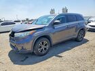2016 Toyota Highlander Xle Gray vin: 5TDKKRFH1GS504925