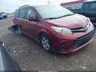 2018 Toyota Sienna Le 8 Passenger Maroon vin: 5TDKZ3DC1JS959992