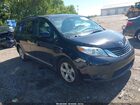 2017 Toyota Sienna Le 8 Passenger Черный vin: 5TDKZ3DC6HS809760