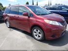 2017 Toyota Sienna Le 8 Passenger Бордовый vin: 5TDKZ3DC9HS880533
