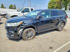 2017 Toyota Highlander Xle Black vin: 5TDKZRFH1HS525769