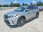2017 Toyota Highlander Se Серебряный vin: 5TDKZRFH4HS517701