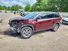 2019 Toyota Highlander Xle Burgundy vin: 5TDKZRFH5KS352071