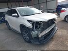 2017 Toyota Highlander Xle White vin: 5TDKZRFH7HS510774
