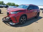 2022 Toyota Highlander Xse Burgundy vin: 5TDLZRBHXNS215898