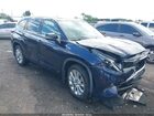 2021 Toyota Highlander Hybrid Limited Blue vin: 5TDXBRCH5MS019905