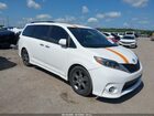 2016 Toyota Sienna Se 8 Passenger White vin: 5TDXK3DCXGS708469