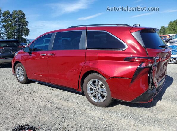 5TDXSKFC7PS077221 2023 TOYOTA SIENNA Красный Задняя левая четверть