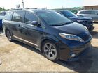 2017 Toyota Sienna Se Premium 8 Passenger Black vin: 5TDXZ3DC6HS861802