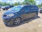 2018 Toyota Sienna Se Premium 8-passenger Black vin: 5TDXZ3DC7JS949294