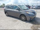 2016 Toyota Sienna Xle 8 Passenger Gray vin: 5TDYK3DC6GS718775