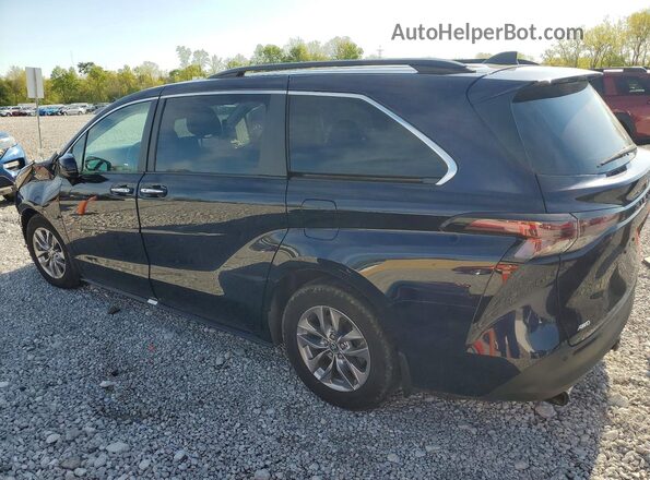 5TDYSKFCXRS126757 2024 TOYOTA SIENNA Blue Trasero izquierdo