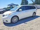 2017 Toyota Sienna Xle 8-passenger White vin: 5TDYZ3DC2HS794197
