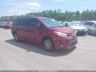 2018 Toyota Sienna Xle 8 Passenger Красный vin: 5TDYZ3DC3JS964993