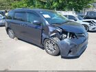 2018 Toyota Sienna Xle 8 Passenger Blue vin: 5TDYZ3DC5JS939609