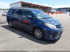 2020 Toyota Sienna Xle Blue vin: 5TDYZ3DC5LS052689