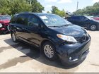 2017 Toyota Sienna Xle 8 Passenger Black vin: 5TDYZ3DC9HS873446