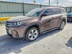 2018 Toyota Highlander Limited Brown vin: 5TDYZRFH4JS259731