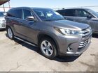 2019 Toyota Highlander Limited Gray vin: 5TDYZRFH7KS302217