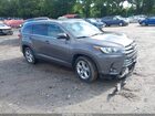 2018 Toyota Highlander Limited Серый vin: 5TDYZRFH9JS243606