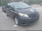 2016 Toyota Sienna L 7 Passenger Black vin: 5TDZK3DC5GS754252