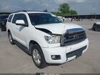 2016 Toyota Sequoia Sr5 5.7l V8 White vin: 5TDZY5G1XGS061097