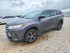 2017 Toyota Highlander Le Plus Gray vin: 5TDZZRFH8HS213964